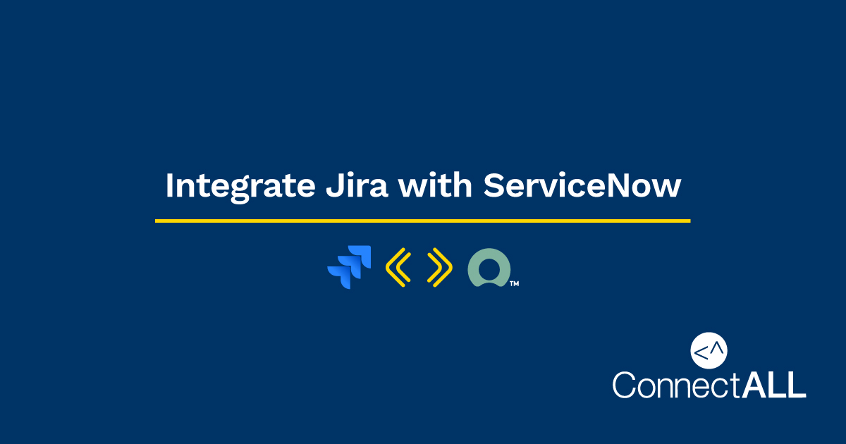 Integrate Jira with SNow