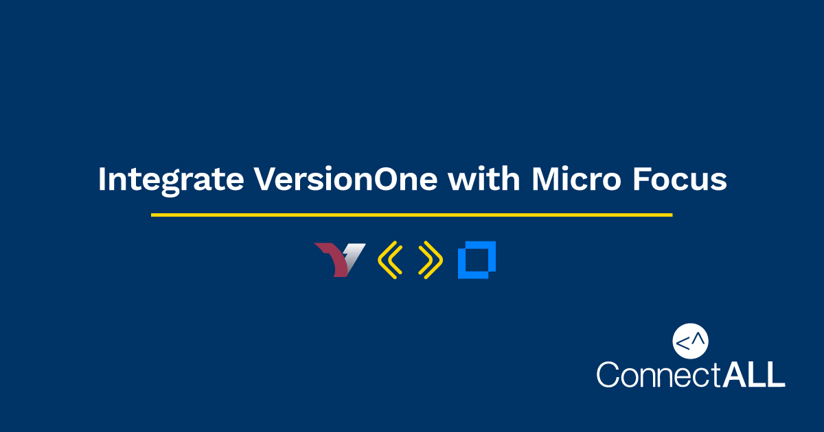 Integrate VersionOne with Micro Focus ALM