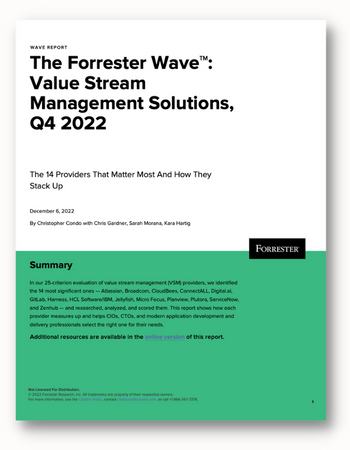 ConnectALL Named Strong Performer in The Forrester Wave™: Value Stream Management, Q4 2022